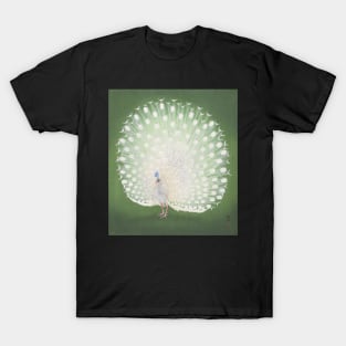 Peafowl by Ohara Koson T-Shirt